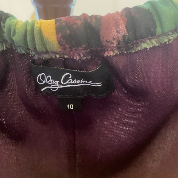 Oleg CASSINI FLORAL DRESS SIZE 10 - Picture 3 of 7